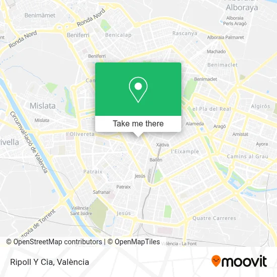 Ripoll Y Cia map