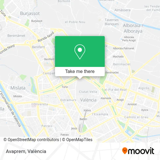 Avaprem map