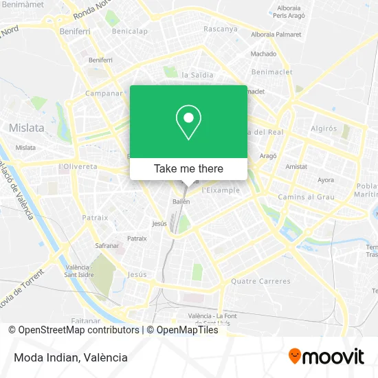 Moda Indian map