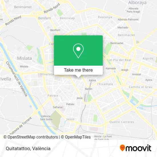 Quitatattoo map