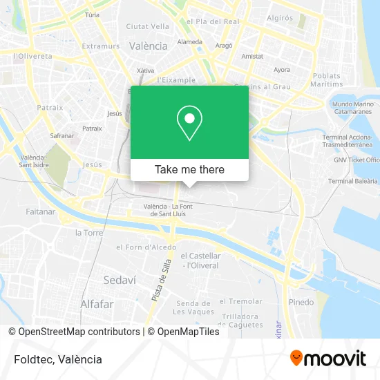 Foldtec map
