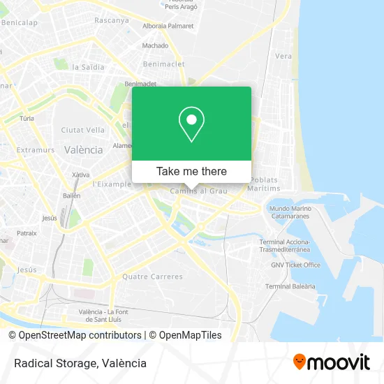 Radical Storage map
