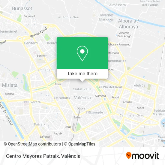 Centro Mayores Patraix map