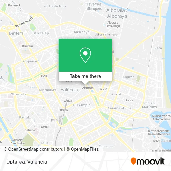 Optarea map