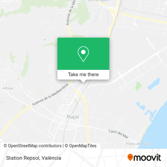 Station Repsol map