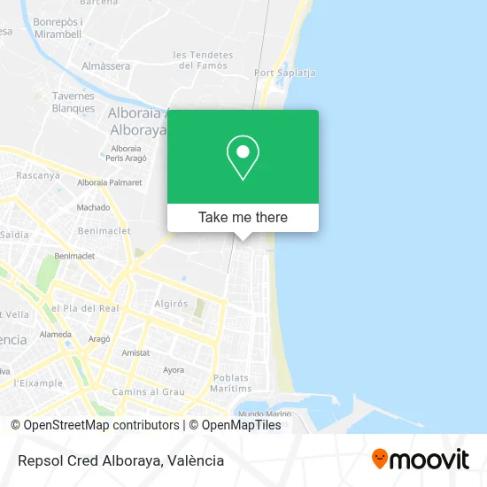 Repsol Cred Alboraya map