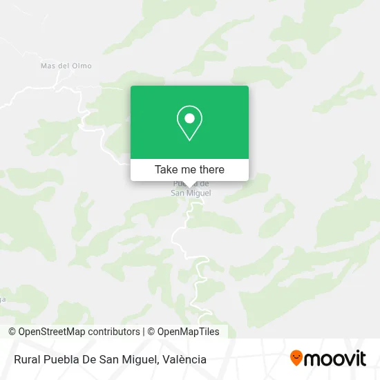 Rural Puebla De San Miguel map