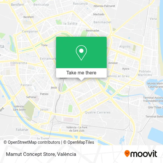 Mamut Concept Store map