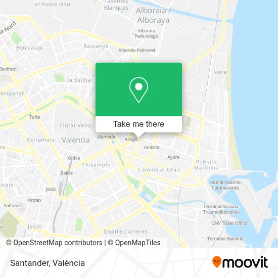 Santander map