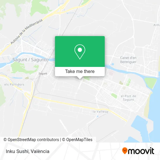 Inku Sushi map