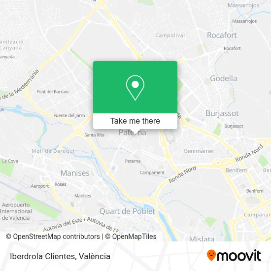 Iberdrola Clientes map