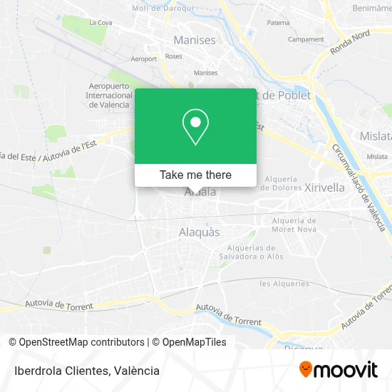 Iberdrola Clientes map