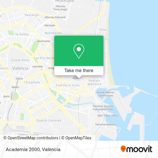 Academia 2000 map
