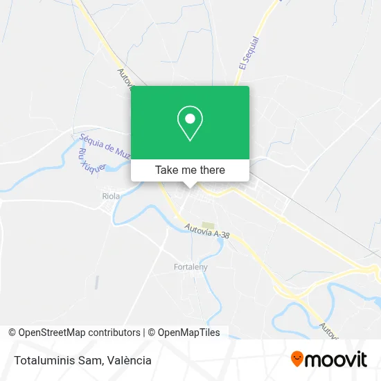 Totaluminis Sam map