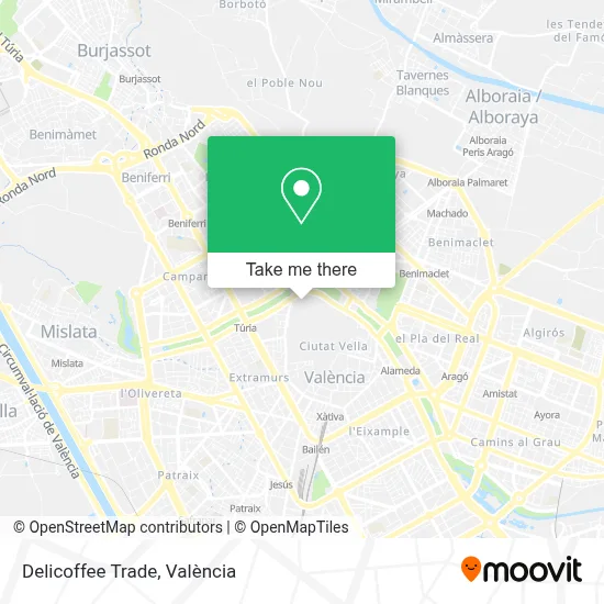 Delicoffee Trade map