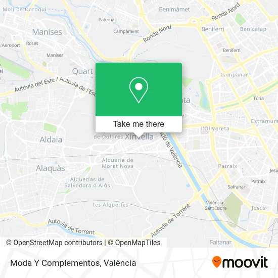 mapa Moda Y Complementos