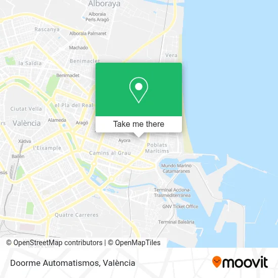 Doorme Automatismos map