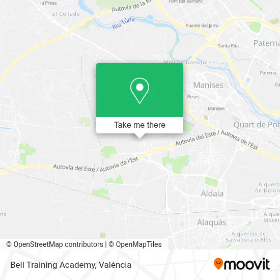 Bell Training Academy map