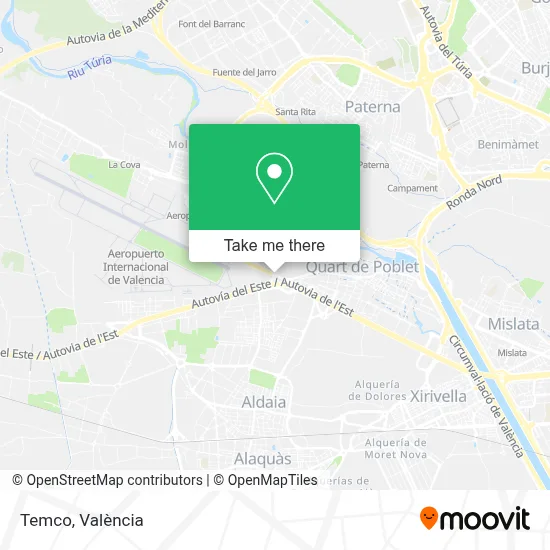 Temco map