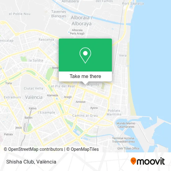 Shisha Club map