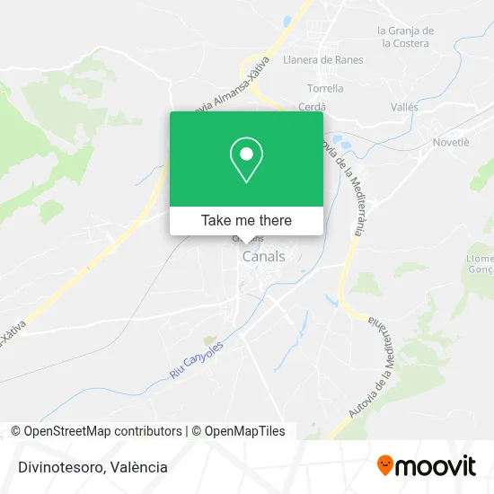 Divinotesoro map