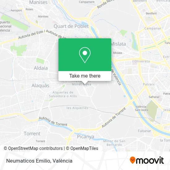 Neumaticos Emilio map