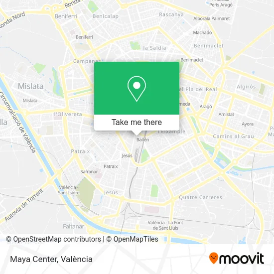 Centro Maya map