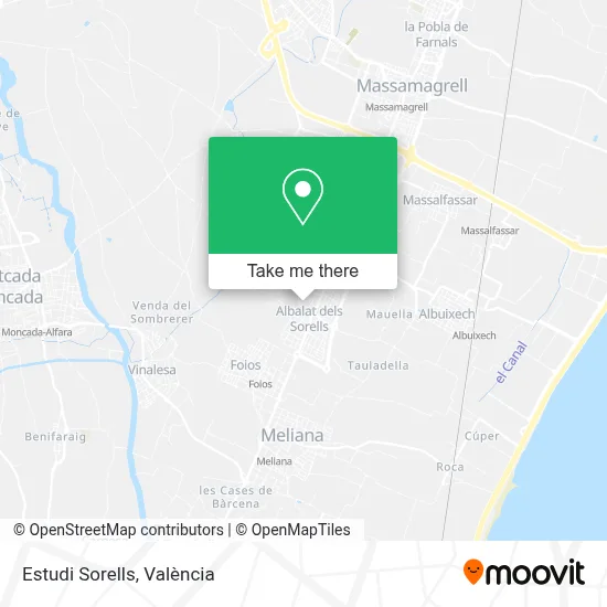 Estudi Sorells map