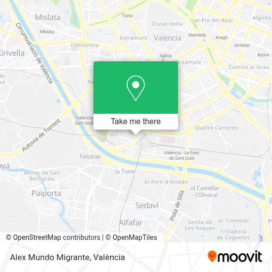 Alex Mundo Migrante map