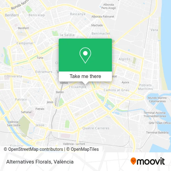 Alternatives Florals map