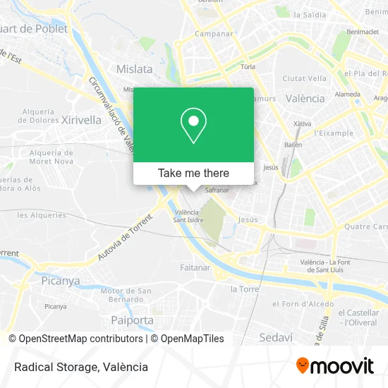 Radical Storage map