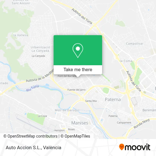 Auto Accion S.L. map