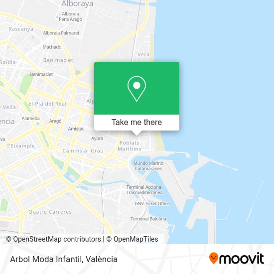 Arbol Moda Infantil map