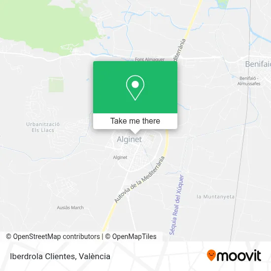 Iberdrola Clientes map