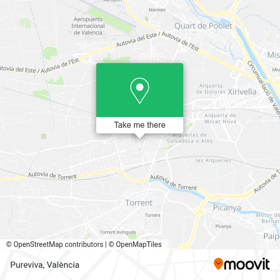 Pureviva map