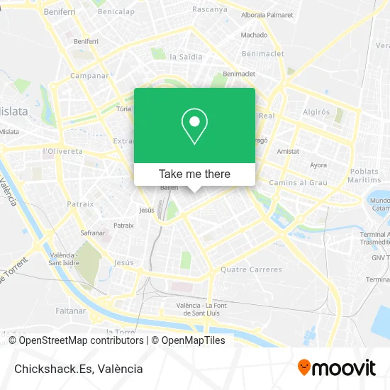 Chickshack.Es map