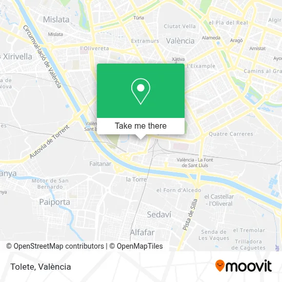 Tolete map