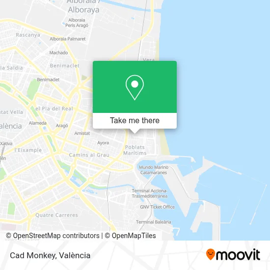 Cad Monkey map