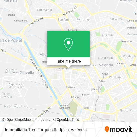 Inmobiliaria Tres Forques Redpiso map