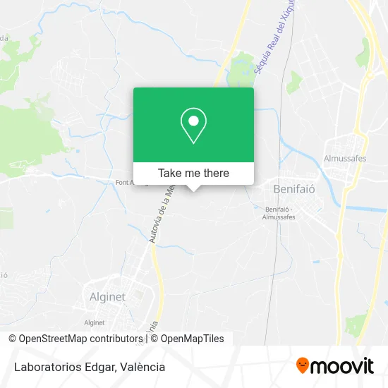 Laboratorios Edgar map