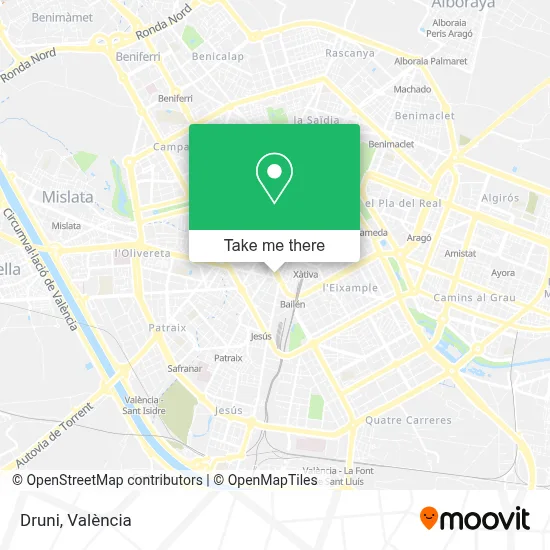 Druni map