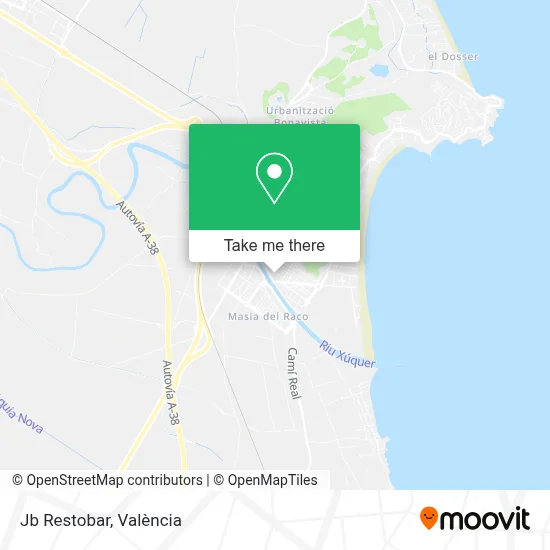 Jb Restobar map