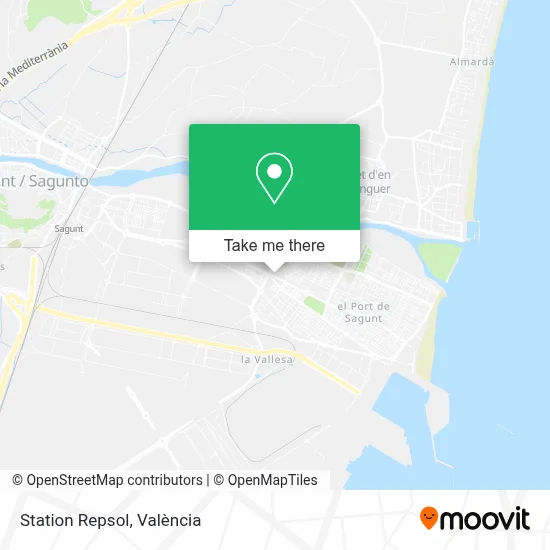 Station Repsol map