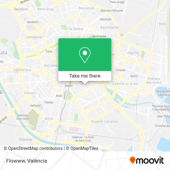 Flowww map