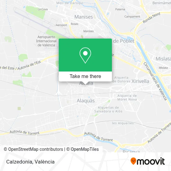 Calzedonia map