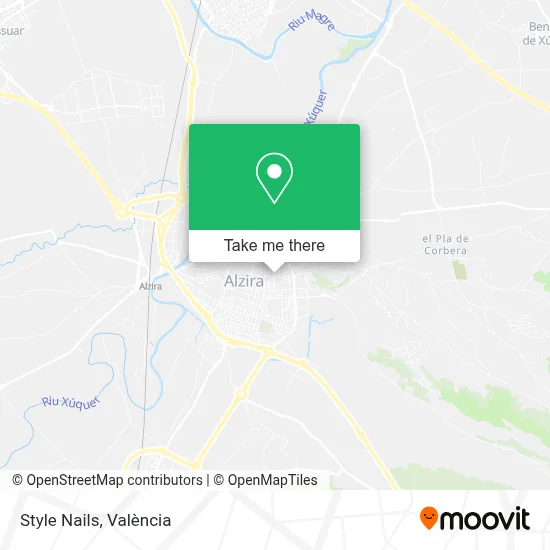 Style Nails map