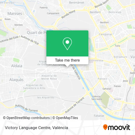 Victory Language Centre map