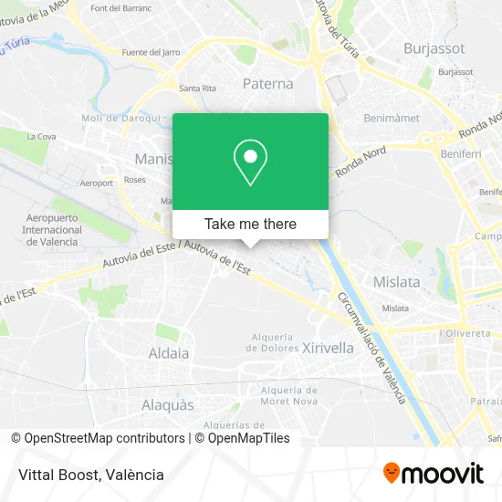 Vittal Boost map