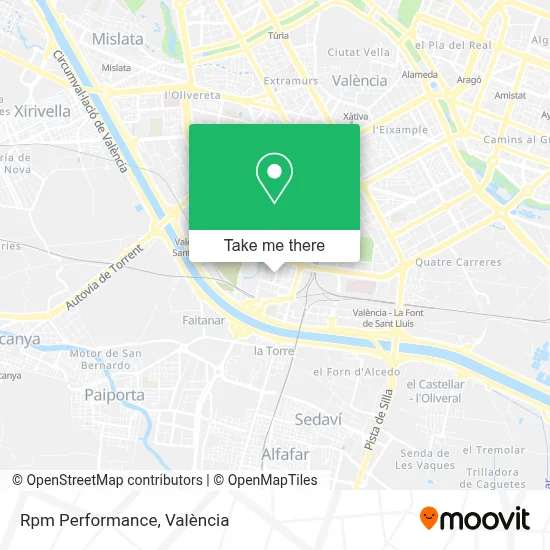Rpm Performance map