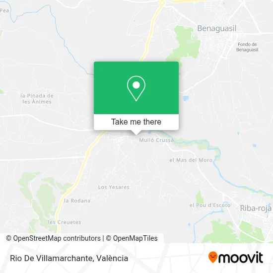 Rio De Villamarchante map